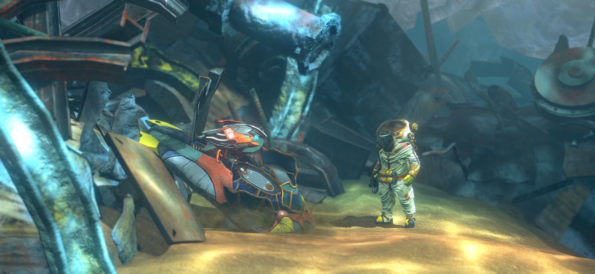 Shinsekai screenshot 20 aquanaut _ recon machine.jpg