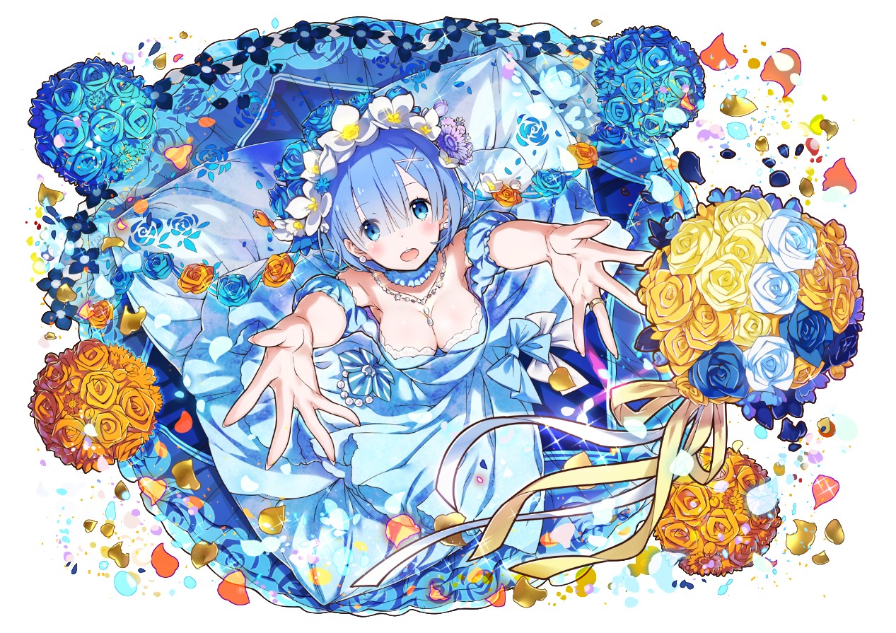 03-【鬼之新娘・雷姆】可覺醒為【同英雄歡笑之花嫁・雷姆】高倍率攻擊加乘的光暗屬性.jpg