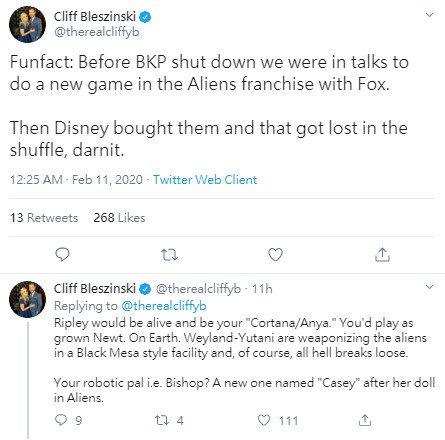 Cliff Bleszinski tweet.jpg