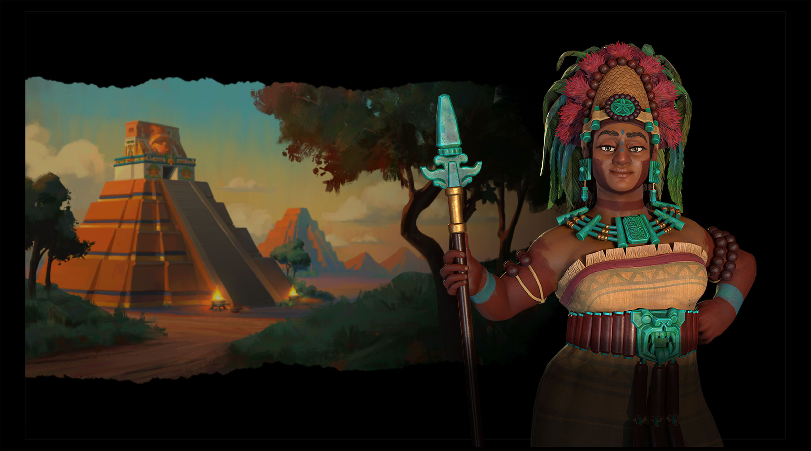 Civilization VI - New Frontier Pass - Maya & Gran Colombia Pack - Lady Six Sky L.jpg