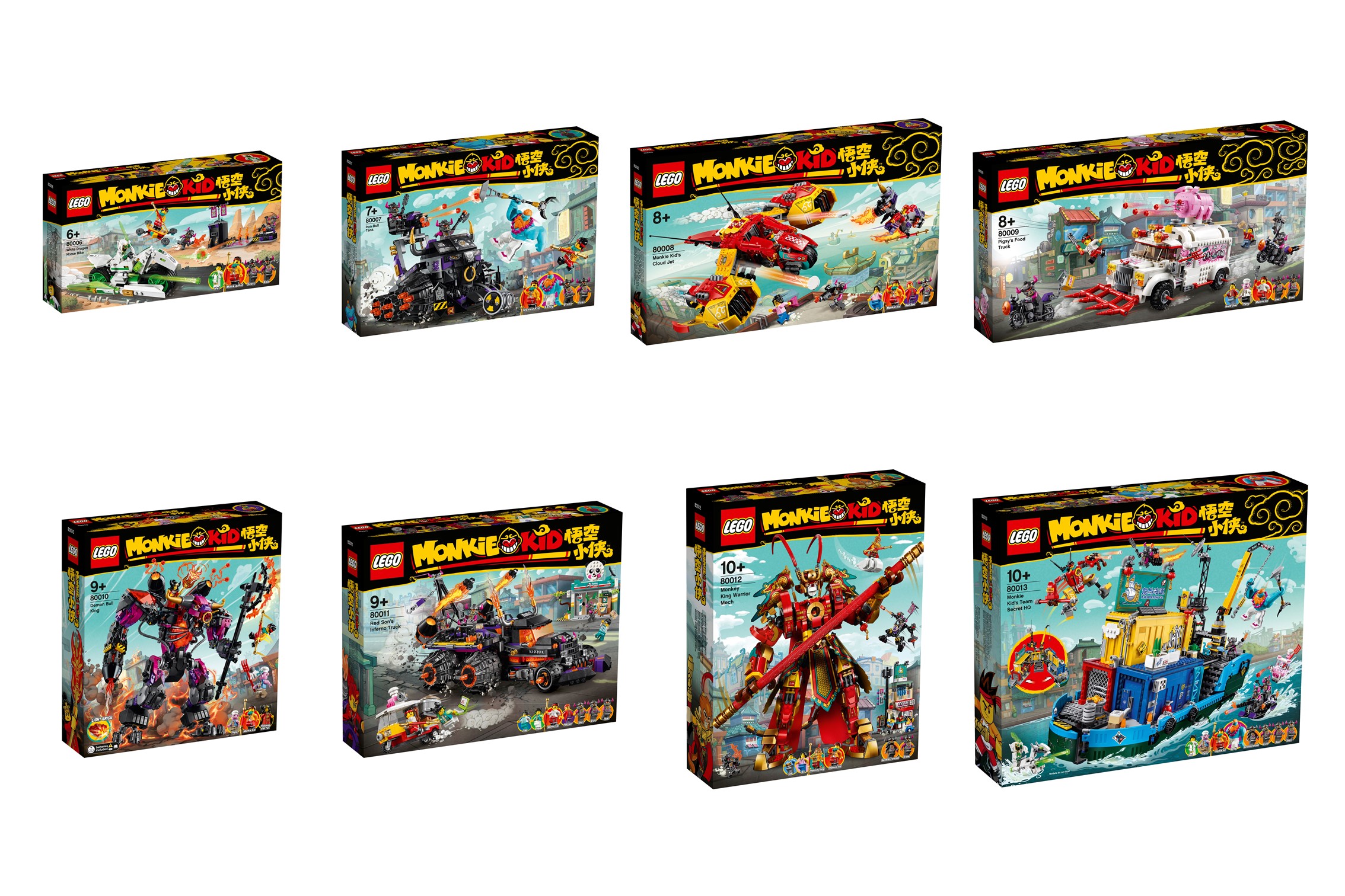樂高全新Monkie Kid悟空小俠系列,全系列8組盒組即日起上市.JPG