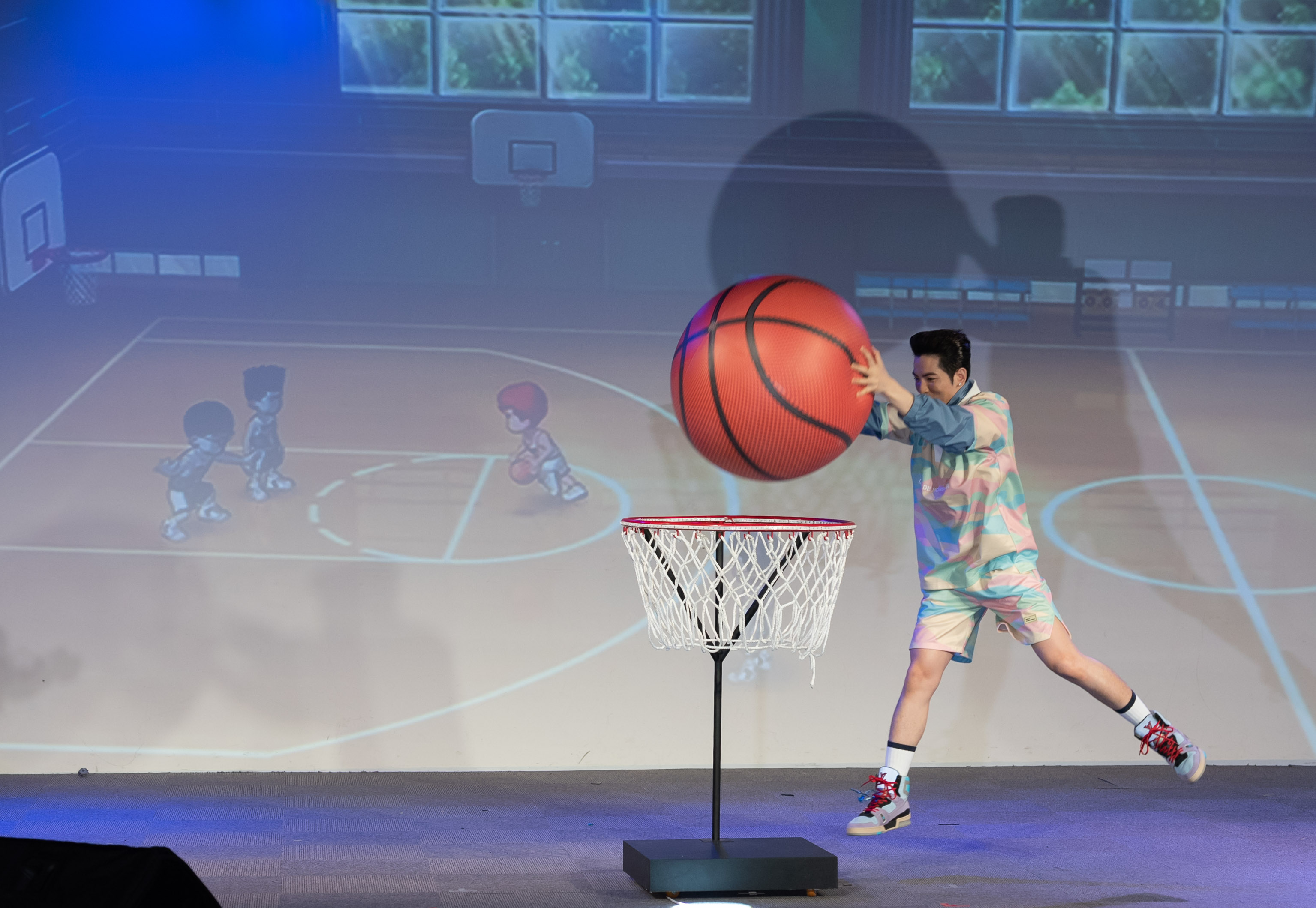 04.《灌籃高手 SLAM DUNK》活動大使蕭敬騰大秀投籃絕技,重現經典劇情.jpg.jpg
