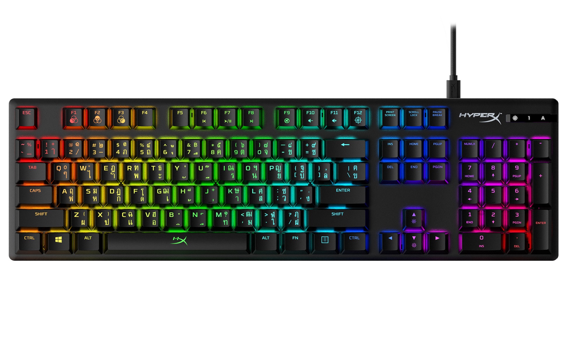 新聞圖片2_HyperX Alloy Origins為首款採用全新HyperX自製藍軸的100_尺寸遊戲鍵盤。鍵.jpg